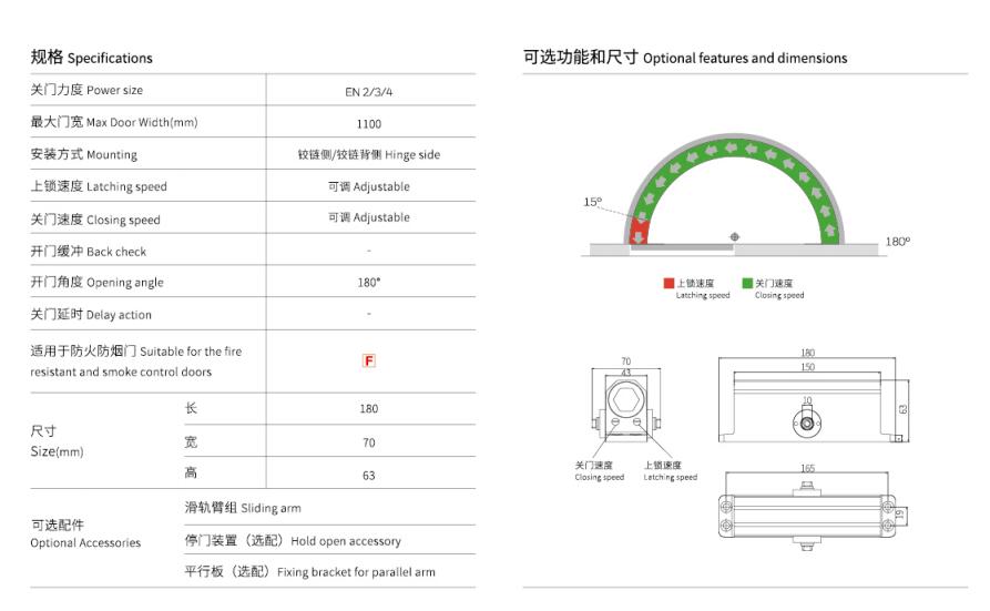 DC77V閉門器